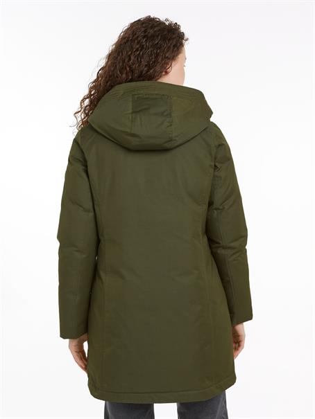 NYLON MIX PADDED PARKA army green