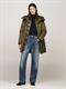 NYLON MIX PADDED PARKA army green