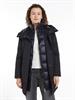 NYLON MIX PADDED PARKA desert sky