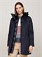 NYLON MIX PADDED PARKA desert sky