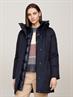 NYLON MIX PADDED PARKA desert sky