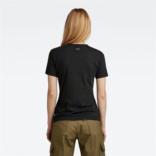 Nysid slim T-Shirt dk black