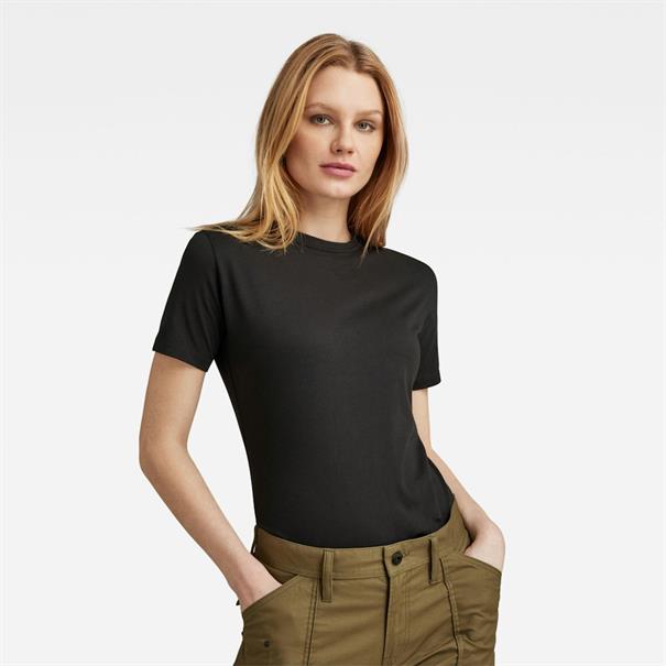 Nysid slim T-Shirt dk black