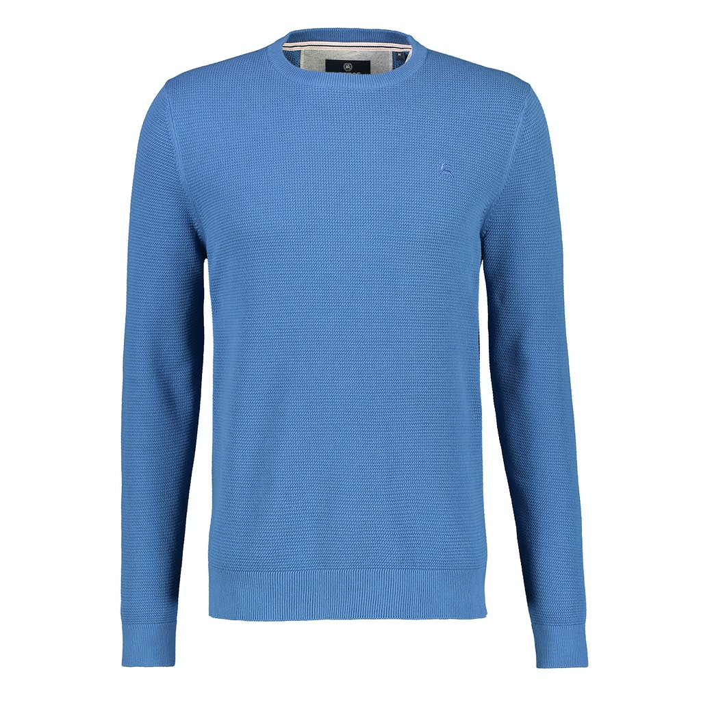 Lerros Herren Pullover 21d5001 Atlantic Blue - jeans hemd