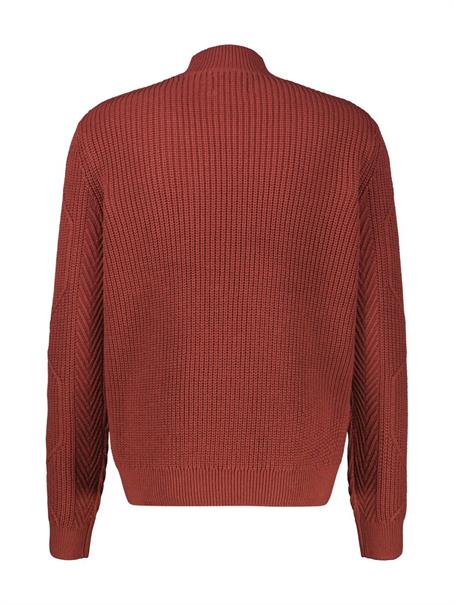 O-NECK BUENDCHEN maroon red