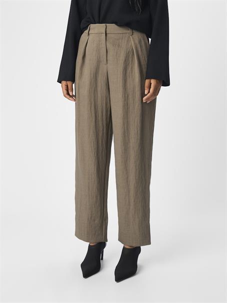 OBEVER MW TAPERED PANTS 136 morel