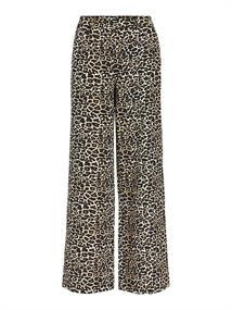 OBJALBA LISA WIDE PANT PRINT NOOS humus