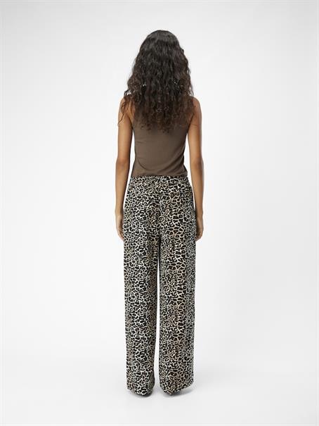 OBJALBA LISA WIDE PANT PRINT NOOS humus