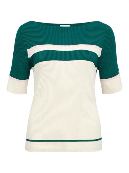 OBJAMELY S/S RE KNIT PULLOVER 144 botanical garden