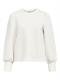 OBJANDREA RE L/S O-NECK SWEAT NOOS white sand