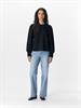 OBJANDREA RE L/S O-NECK TOP NOOS black
