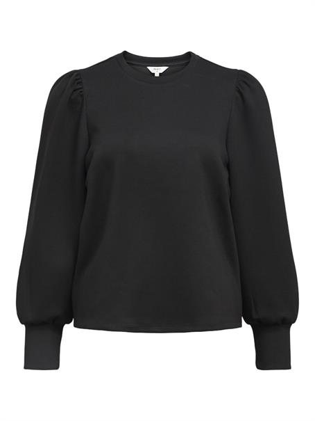 OBJANDREA RE L/S O-NECK TOP NOOS black