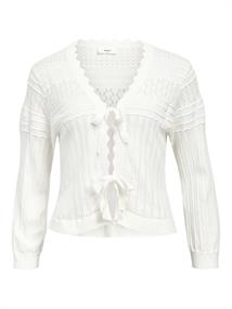 OBJANIKA L/S RE KNIT CARDIGAN 139 cloud dancer
