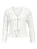 OBJANIKA L/S RE KNIT CARDIGAN 139 cloud dancer