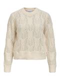 OBJARONA L/S RE KNIT PULLOVER 146 birch