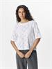 OBJAVA 2/4 LO O-NECK TOP NOOS white