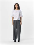 OBJAVA 2/4 LO O-NECK TOP NOOS white