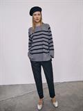 OBJBELLE LISA COATED PANT NOOS black
