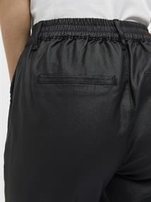 OBJBELLE LISA COATED PANT NOOS black