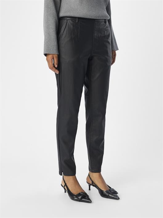 objbelle-lisa-coated-pant-noos-black