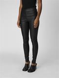 OBJBELLE MW COATED LEGGINGS NOOS black