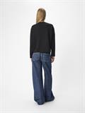 OBJBETZY L/S LO PULLOVER E AW FAIR 24 black
