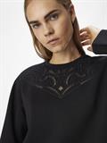 OBJBETZY L/S LO PULLOVER E AW FAIR 24 black