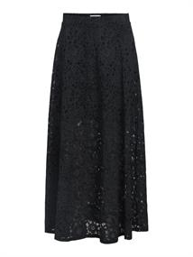 OBJBIANCA MW LO LONG SKIRT NOOS black