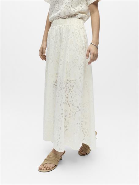 OBJBIANCA MW LO LONG SKIRT NOOS white sand