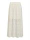 OBJBIANCA MW LO LONG SKIRT NOOS white sand