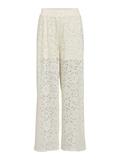 OBJBIANCA MW WIDE PANT DIV white sand