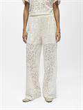 OBJBIANCA MW WIDE PANT DIV white sand