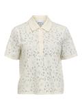 OBJBIANCA S/S LO POLO TOP NOOS white sand