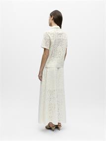 OBJBIANCA S/S LO POLO TOP NOOS white sand