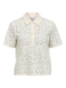 OBJBIANCA S/S LO POLO TOP NOOS white sand