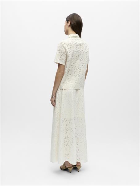 OBJBIANCA S/S LO POLO TOP NOOS white sand