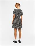 OBJCAMILLA S/S SHORT WRAP DRESS PB14 black