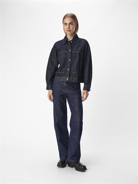 OBJCRYSTAL DNM LO L/S JACKET 136 dark blue denim