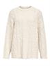 OBJDALLAS MILO LS PULLOVER E AW FAIR 24 white sand