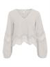 OBJDANNI RE L/S TOP 134 white sand