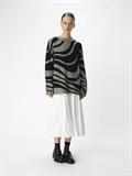 OBJDIANA LO L/S KNIT PULLOVER NOOS medium grey melange