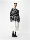 OBJDIANA LO L/S KNIT PULLOVER NOOS medium grey melange
