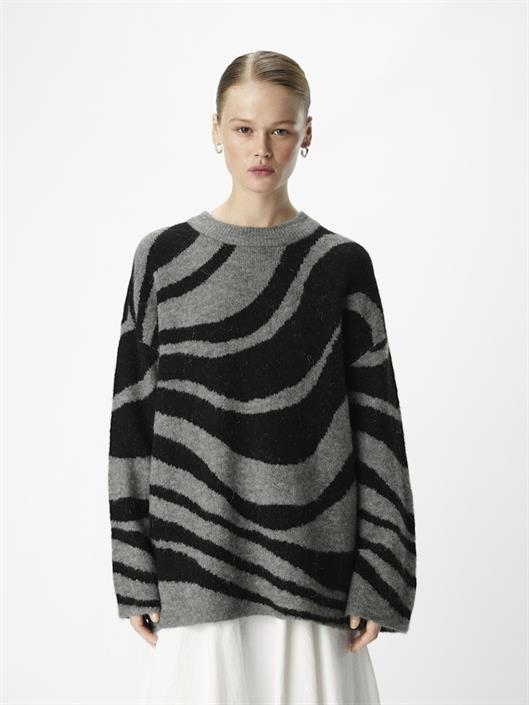 objdiana-lo-l-s-knit-pullover-noos-medium-grey-melange