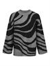 OBJDIANA LO L/S KNIT PULLOVER NOOS medium grey melange