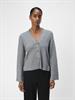 OBJDITTE RE L/S KNIT CARDIGAN NOOS medium grey melange