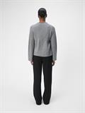 OBJDITTE RE L/S KNIT CARDIGAN NOOS medium grey melange