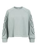 OBJDORINA LO L/S SWEAT TOP REP slate