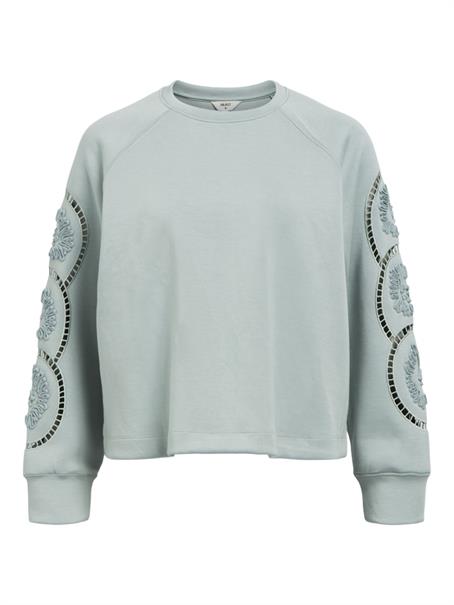 OBJDORINA LO L/S SWEAT TOP REP slate