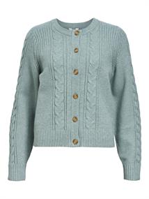OBJDORIS RE L/S KNIT CARDIGAN NOOS dark forest