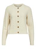 OBJDORIS RE L/S KNIT CARDIGAN NOOS sandshell